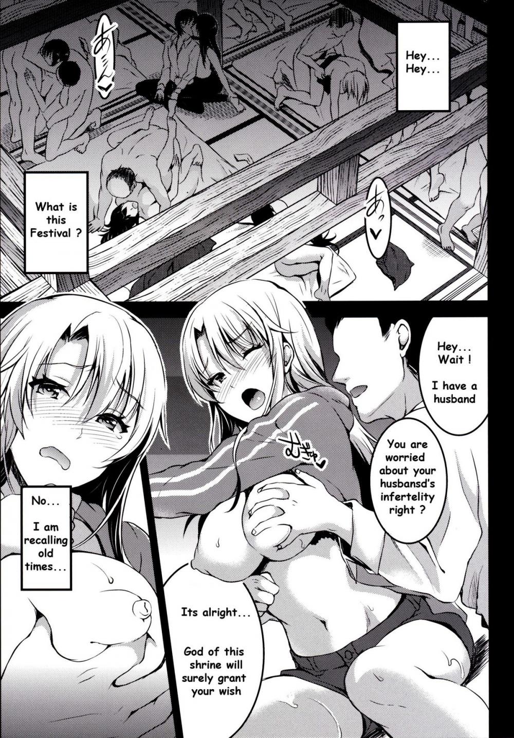 Hentai Manga Comic-Mukashi ecchi 5 koushoku zuma - tane morai rankou hen-Read-3